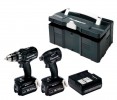 Panasonic EYC225LJ2G31/T Twin Pack : EY79A2 + EY75A7 + 2 x 18v / 5.0Ah batteries + Charger in Systainer was £399 £399.00 Panasonic Eyc225lj2g31/t Twin Pack : Ey79a2 + Ey75a7 + 2 X 18v / 5.0ah Batteries + Charger In Systainer
Contents
Ey79a2x Drilldriver With Percussion
Ey75a7x Impact Driver (not Wrench)
Cha